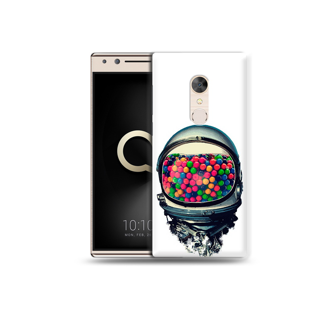 

Чехол MyPads Tocco для Alcatel 5 шлем космонавта (PT110913.675.700), Прозрачный, Tocco