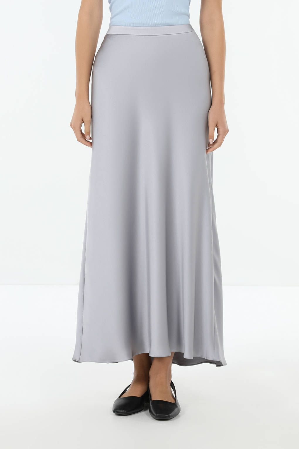 

Юбка женская SABRINA SCALA SS240710057 серая 2XL, Серый, SS240710057