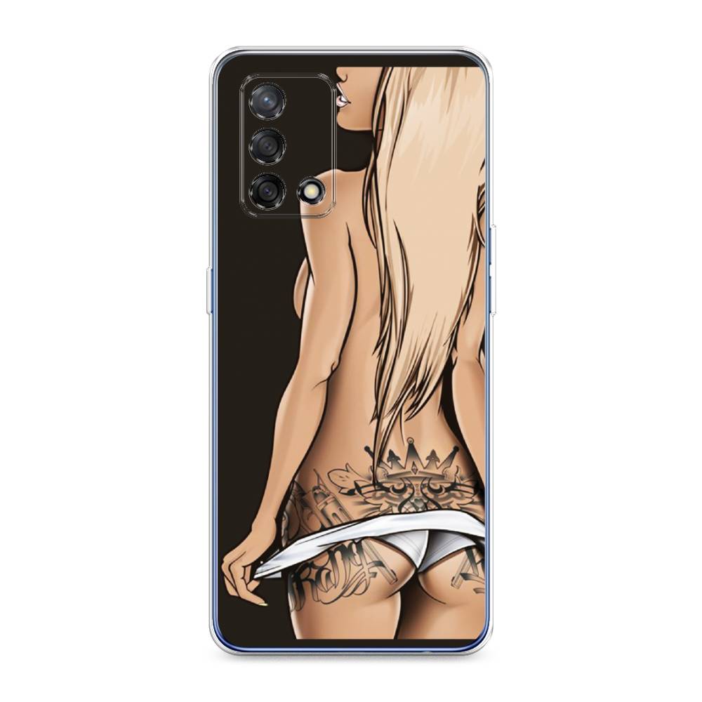 

Чехол на OPPO A74 4G "Обнаженная девушка", 256050-6