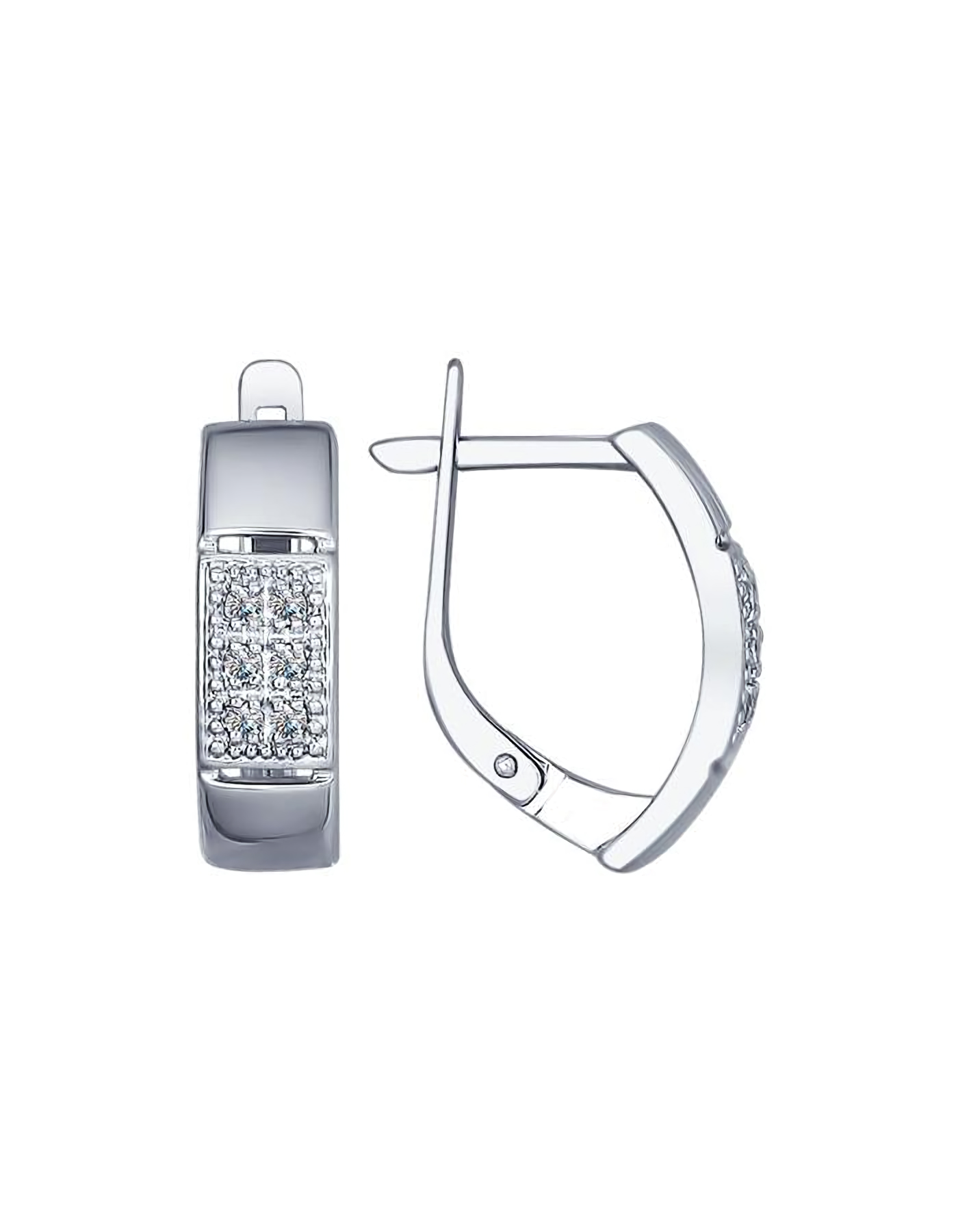 

Серьги из серебра TEO MAORI 894022460, фианит, 894022460