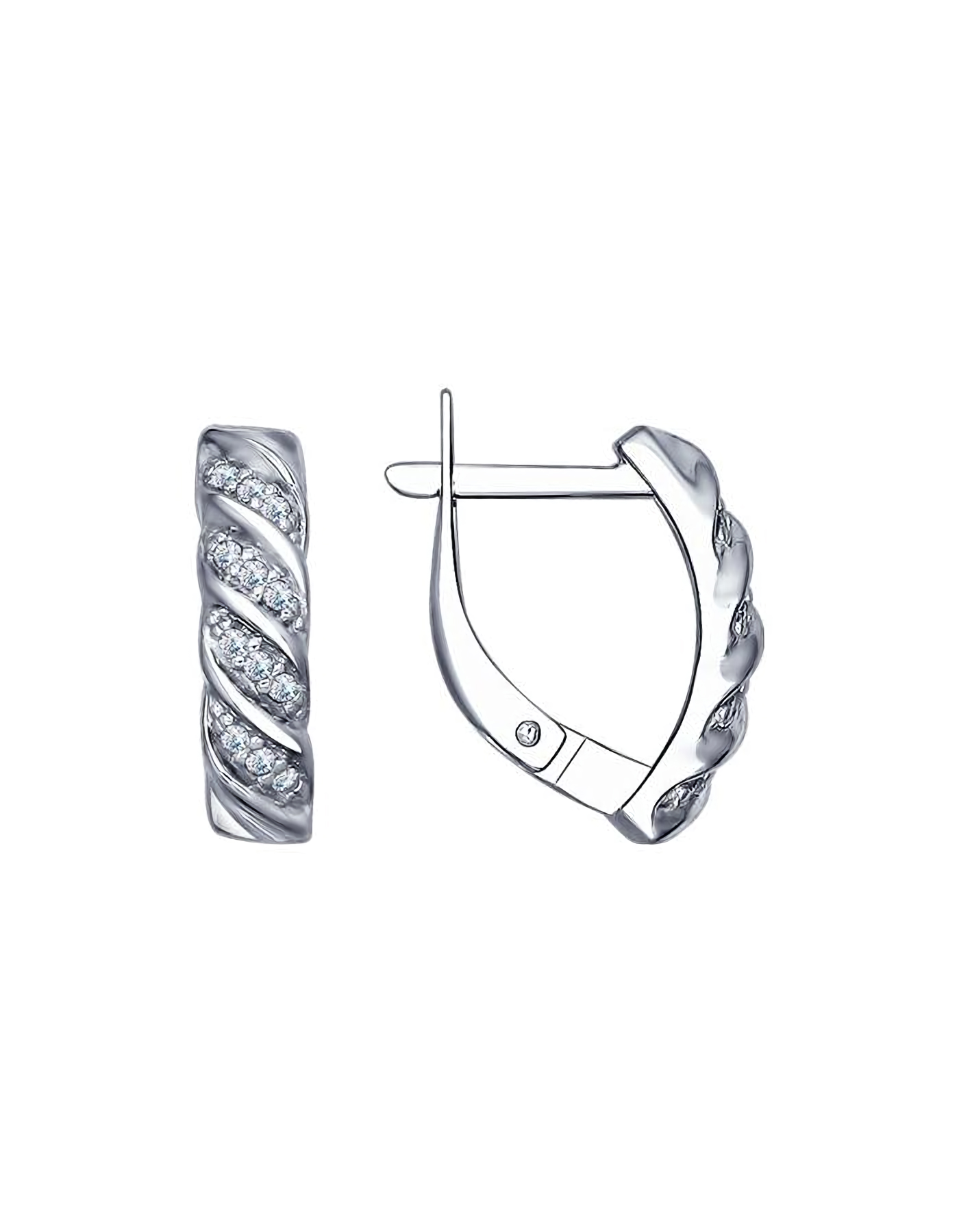 

Серьги из серебра TEO MAORI 894022464, фианит, 894022464