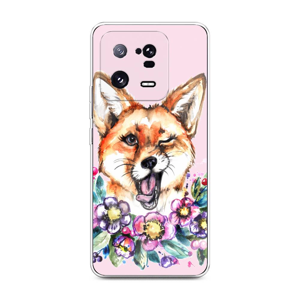 

Чехол Awog на Xiaomi 13 Pro 5G "Подмигивающая лиса", Оранжевый, 317350-10