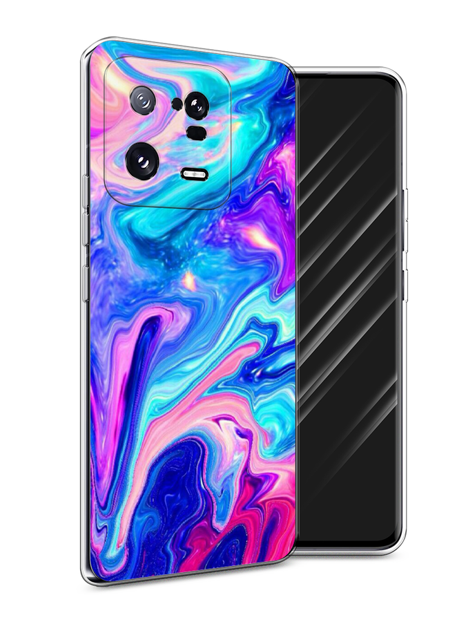 

Чехол Awog на Xiaomi 13 Pro 5G "Потеки краски", Розовый, 317350-10
