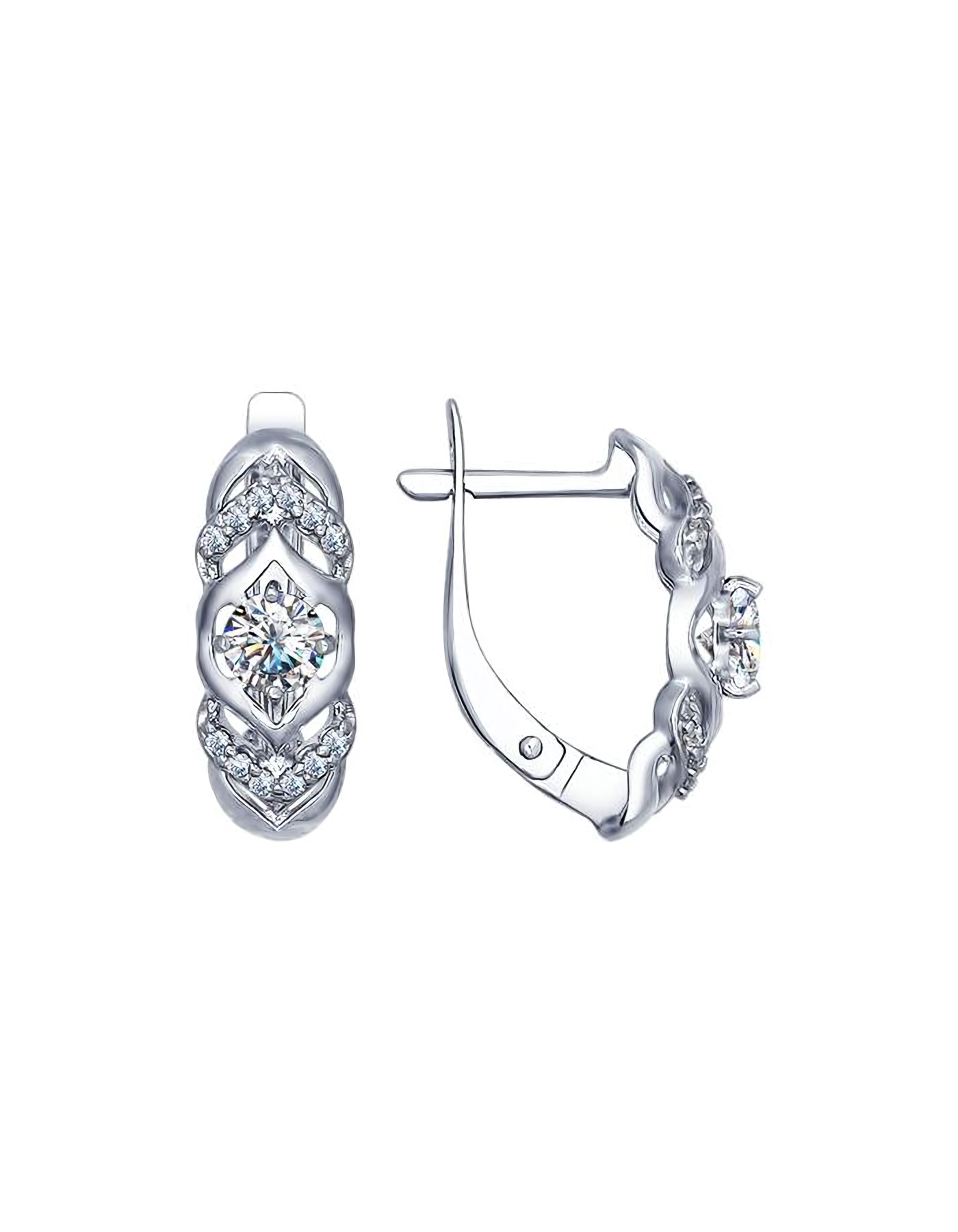 

Серьги из серебра TEO MAORI 894022500, фианит, 894022500