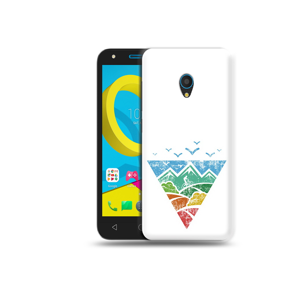 

Чехол MyPads Tocco для Alcatel U5 5047D Лес земля море чайки (PT134046.676.105), Tocco