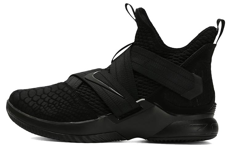 

Кроссовки унисекс Nike zoom soldier 12 LeBron 12 черные 47.5 EU, Черный, zoom soldier 12 LeBron 12