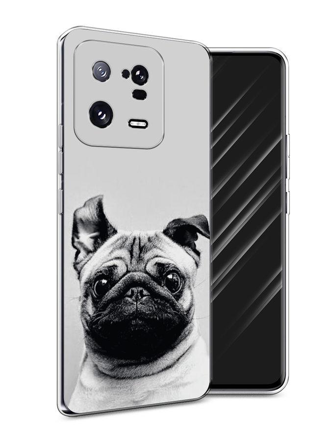 

Чехол Awog на Xiaomi 13 Pro 5G "Ушастый мопс", Серый, 317350-1