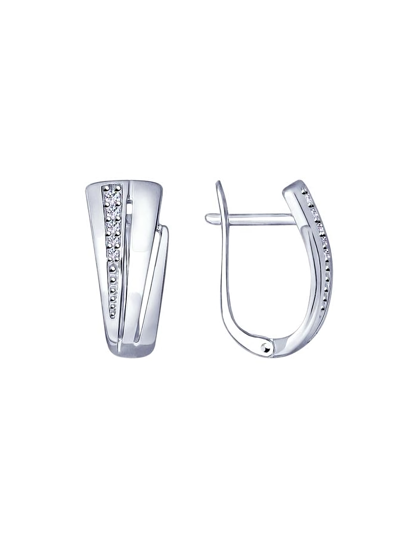 

Серьги из серебра TEO MAORI 894022835, фианит, 894022835