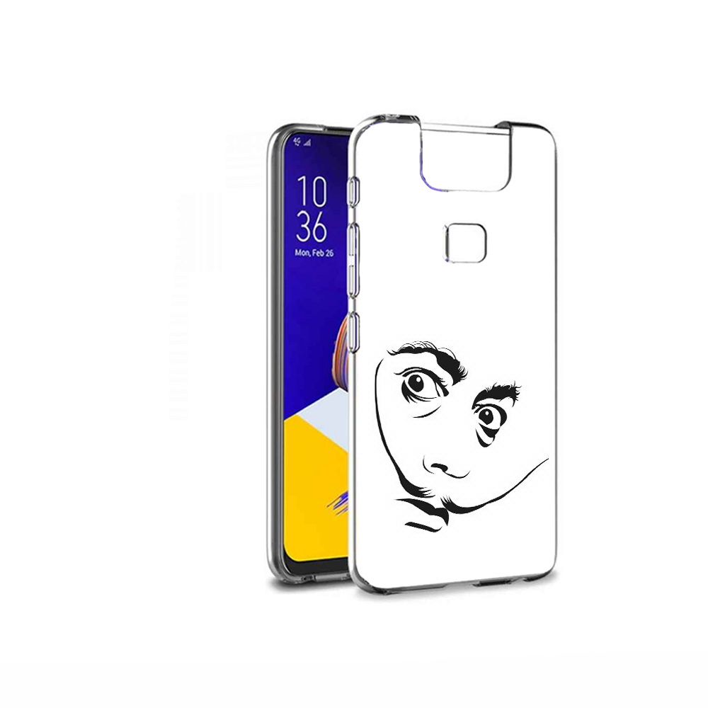 

Чехол MyPads Tocco для Asus ZenFone 6 (ZS630KL) мужчина с длинными усами, Прозрачный, Tocco