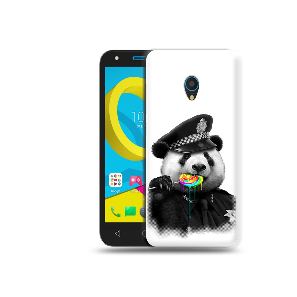 

Чехол MyPads Tocco для Alcatel U5 5047D Панда полиция (PT134046.676.130), Tocco