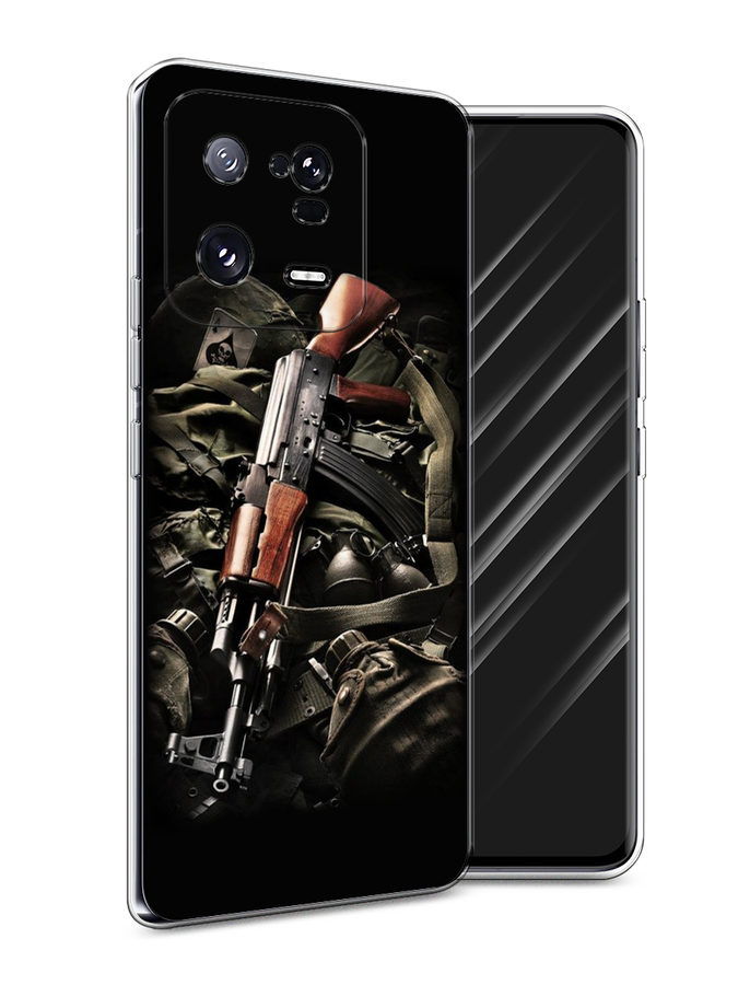 

Чехол Awog на Xiaomi 13 Pro 5G "Автомат", Черный;коричневый;серый, 317350-5