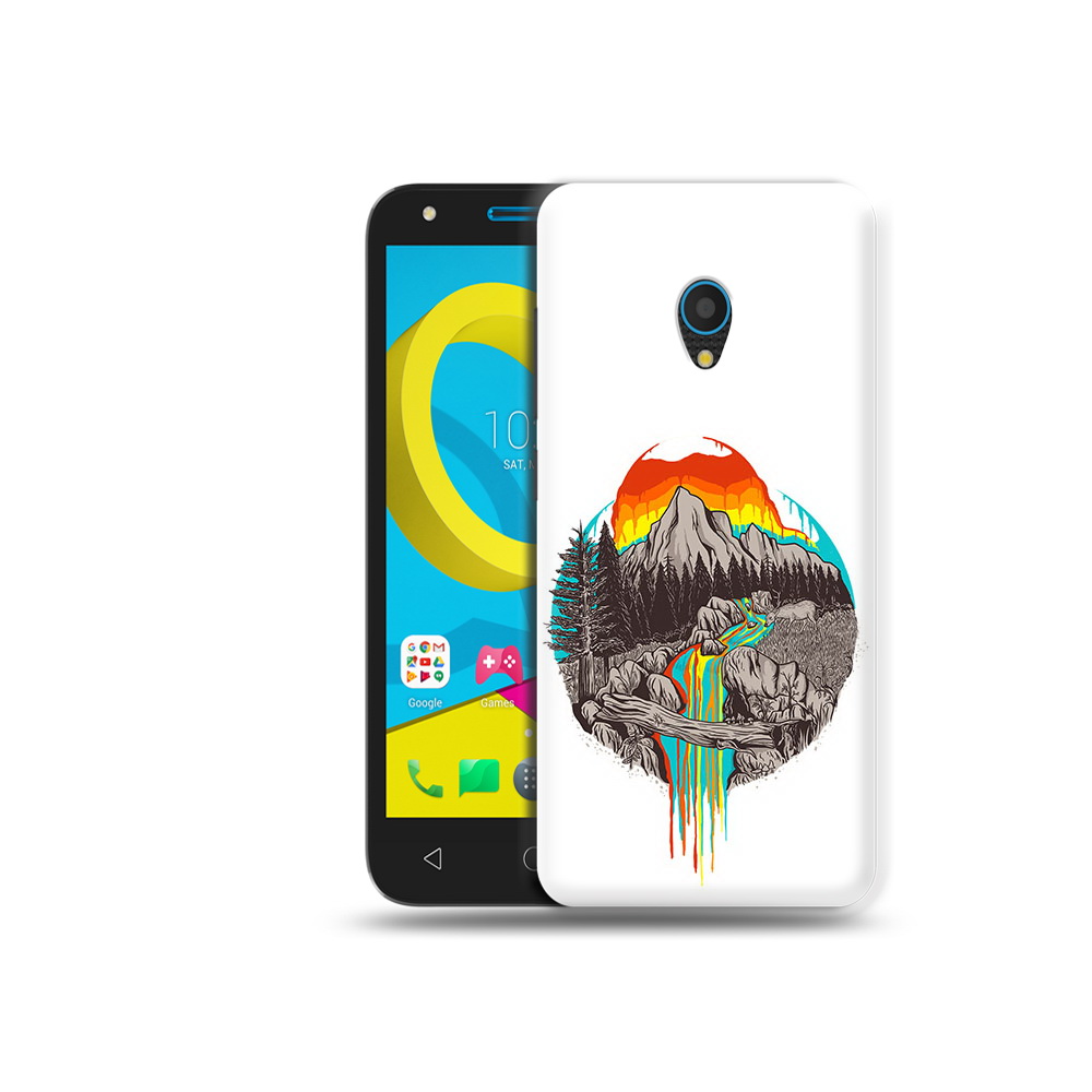 

Чехол MyPads Tocco для Alcatel U5 5047D Радужный водопад (PT134046.676.144), Tocco