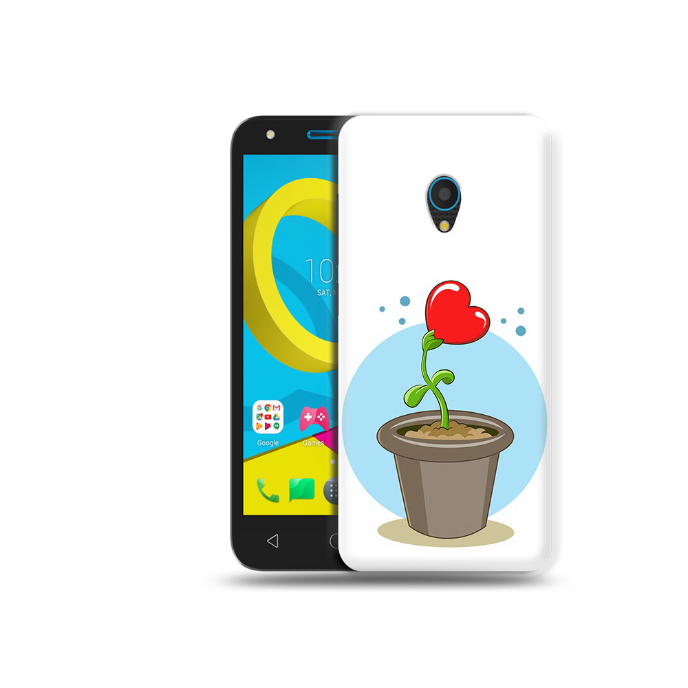 

Чехол MyPads Tocco для Alcatel U5 5047D Растение любви 14 февраля (PT134046.676.145), Tocco