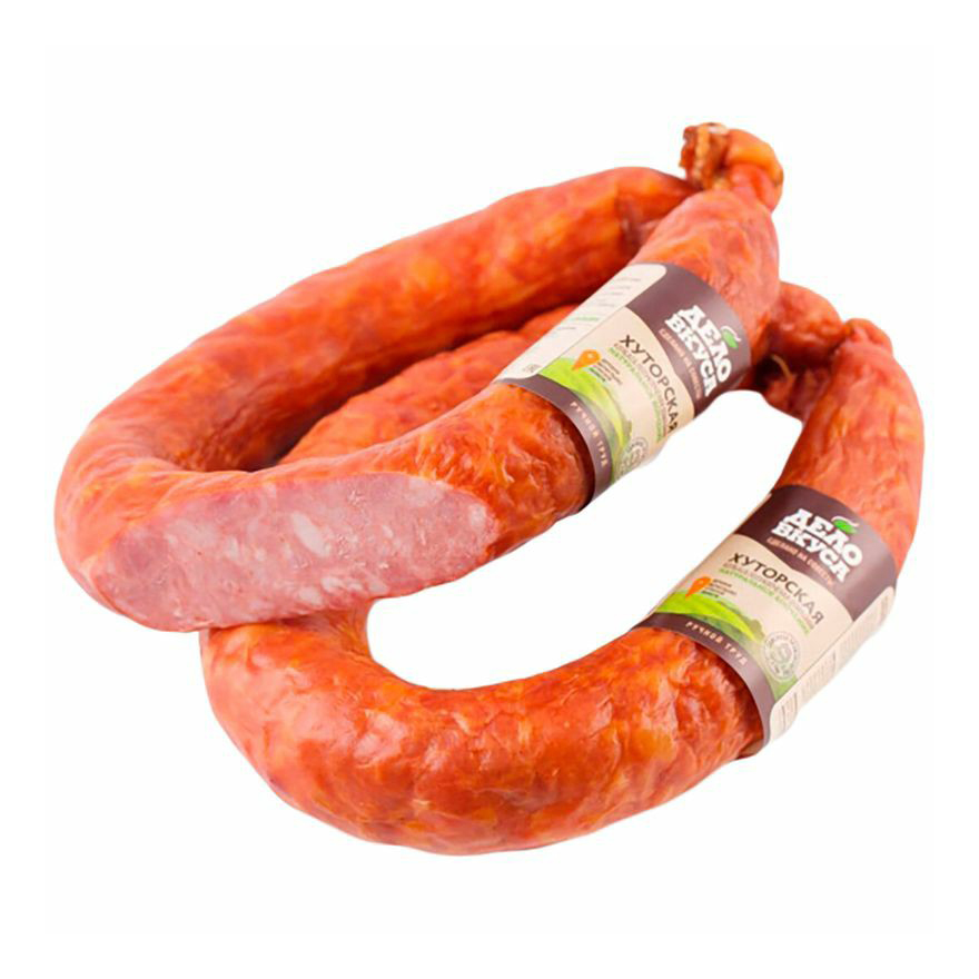 

Колбаса полукопченая Дело Вкуса Хуторская