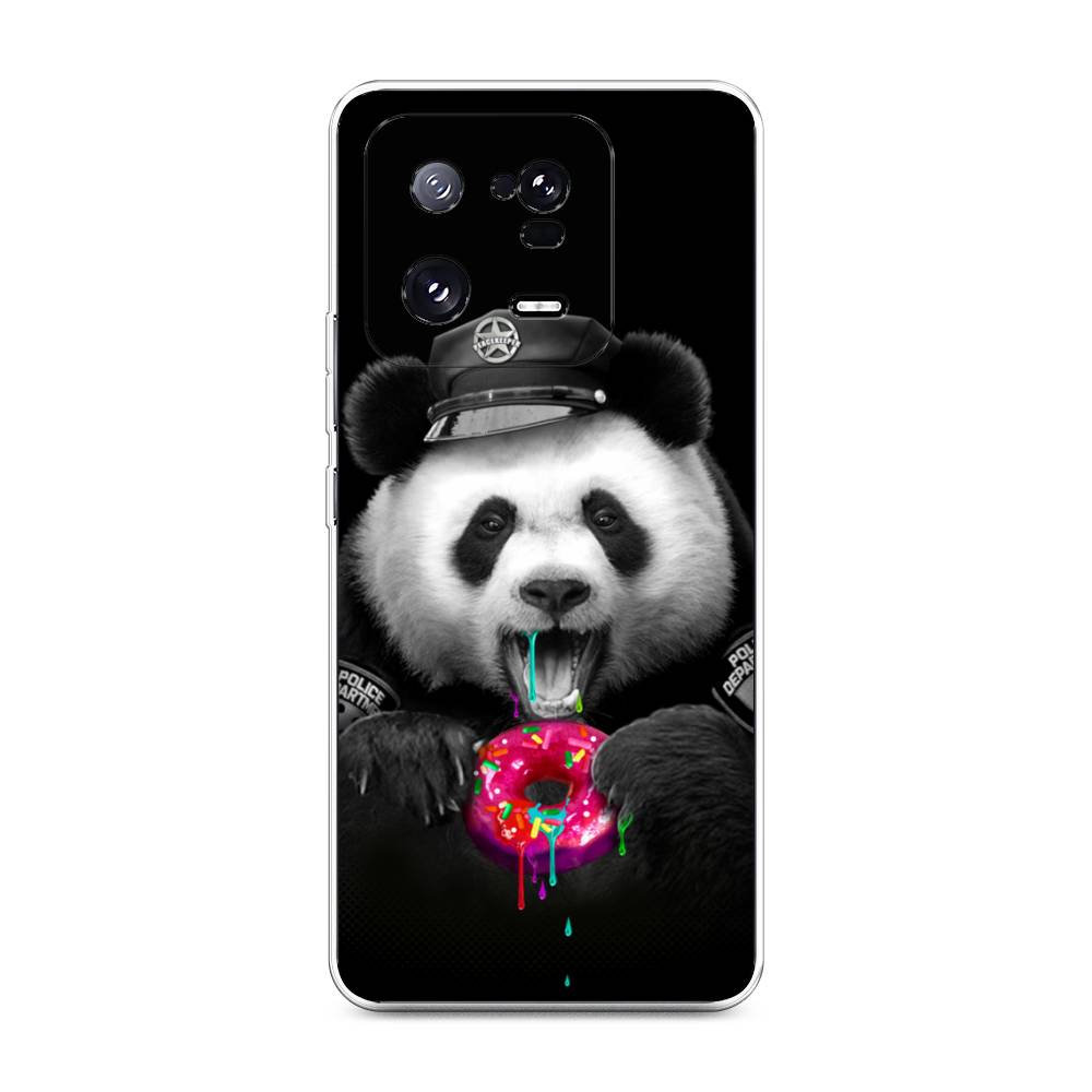

Чехол Awog на Xiaomi 13 Pro 5G "Панда police", Черный;белый;розовый, 317350-2