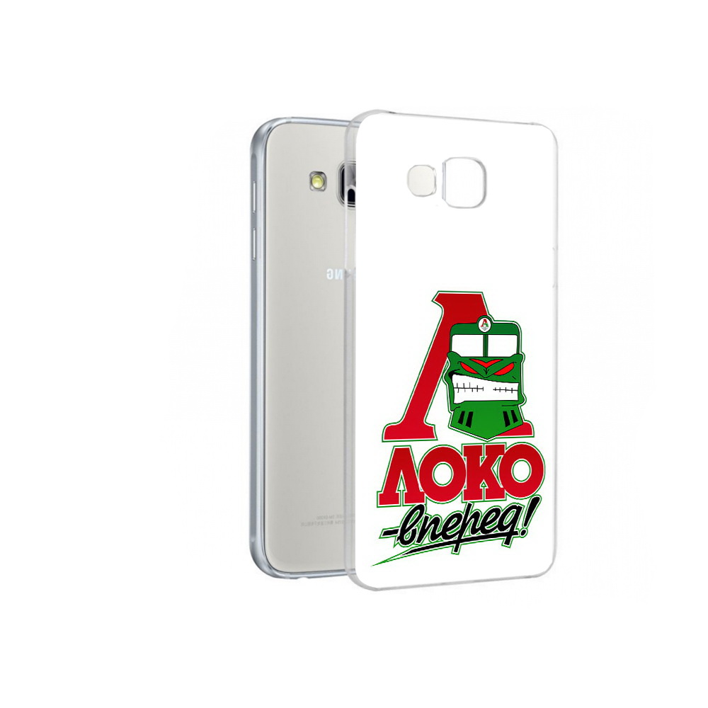 

Чехол MyPads Tocco для Samsung Galaxy A7 ФК локо вперед, Прозрачный, Tocco
