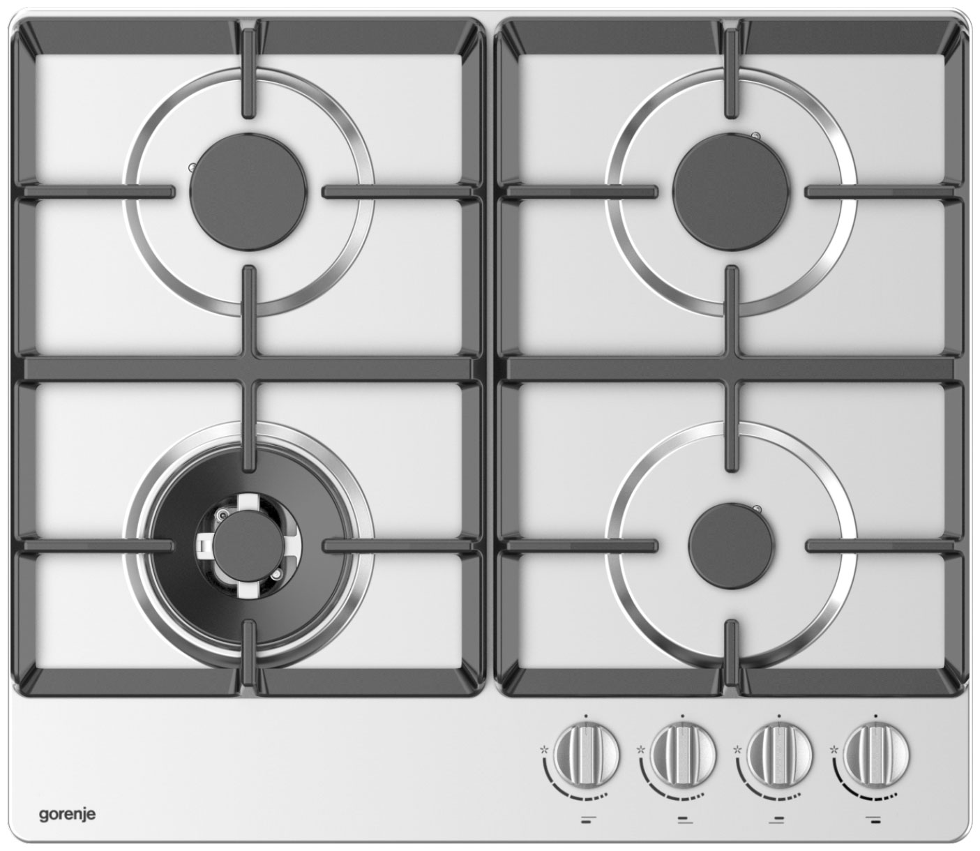 

Встраиваемая варочная панель газовая Gorenje GW641XHF серебристый, GW641XHF