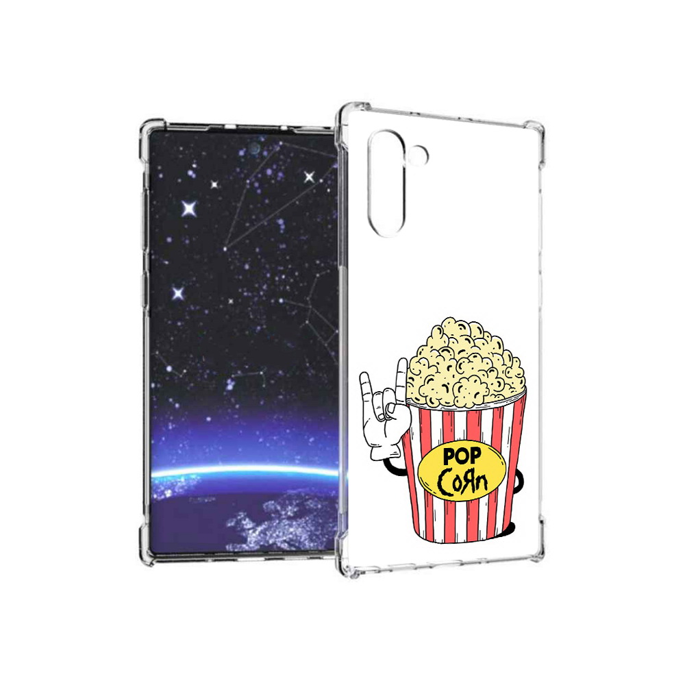 

Чехол MyPads Tocco для Samsung Galaxy Note 10 крутой попкорн (PT135782.511.427), Прозрачный, Tocco