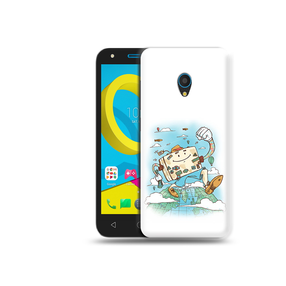 

Чехол MyPads Tocco для Alcatel U5 5047D Счастливый чемодан (PT134046.676.166), Tocco