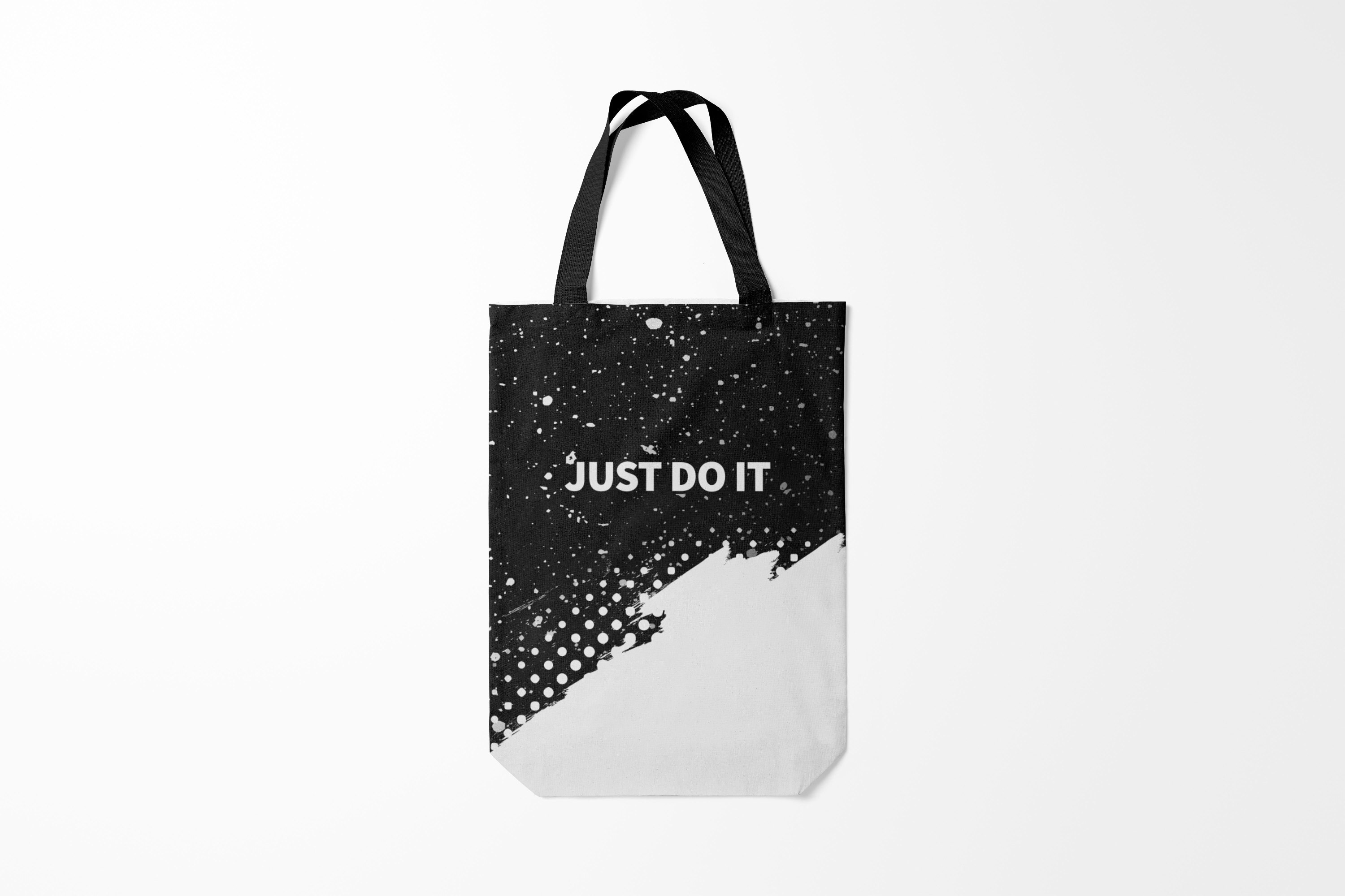 

Сумка шoппер унисекс Burnettie Популярные цитаты JUST DO IT, белый; черный, Популярные цитаты JUST DO IT