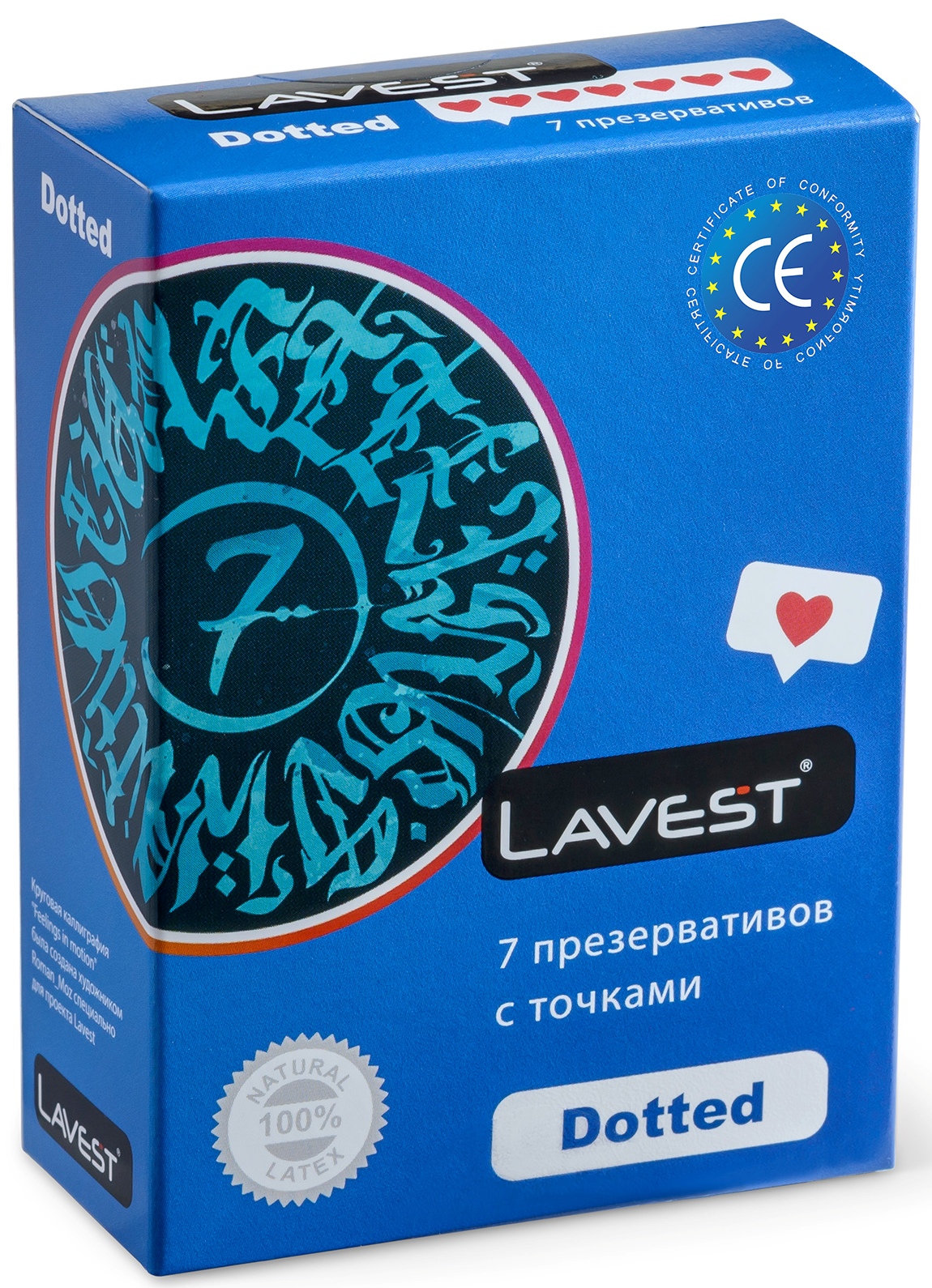 Купить Презервативы Lavest Dotted с точками для дополнительной стимуляции 7 шт.