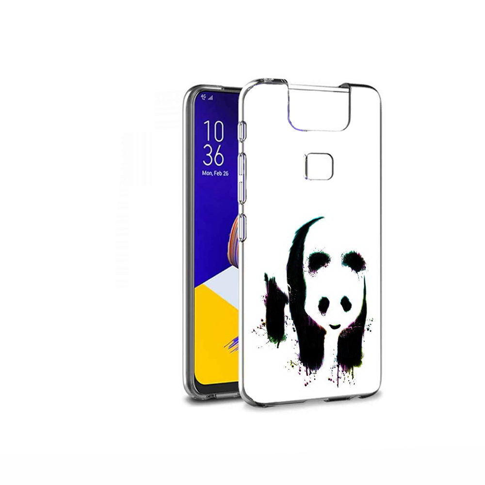

Чехол MyPads Tocco для Asus ZenFone 6 (ZS630KL) панда в акварели, Прозрачный, Tocco