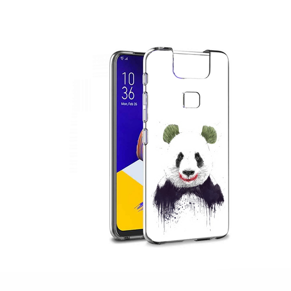

Чехол MyPads Tocco для Asus ZenFone 6 (ZS630KL) панда джокер, Прозрачный, Tocco
