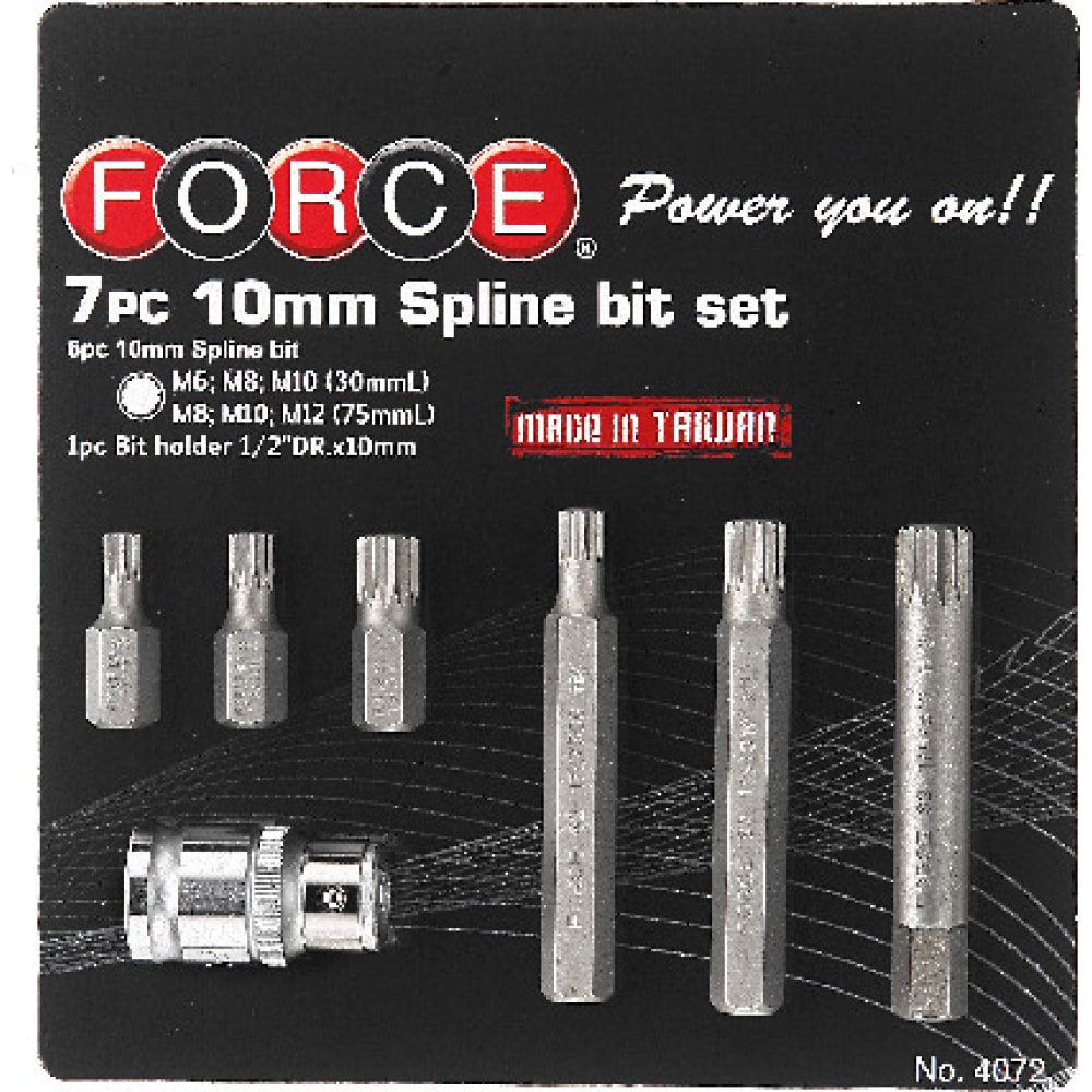 

FORCE Набор бит 4072