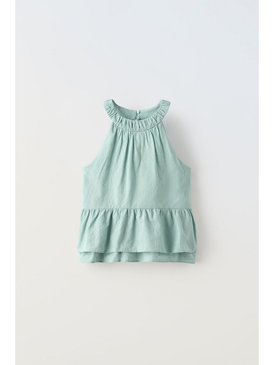 

Топ детский ZARA 14967604, голубой, 164, 014967604