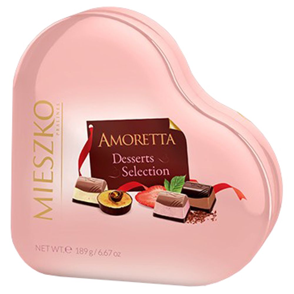 Шоколадные конфеты Mieszko Amoretta Desserts Selection 189 г