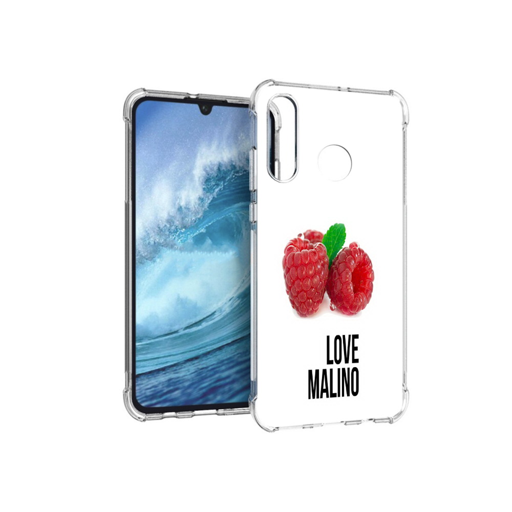 

Чехол MyPads Tocco для Huawei P30 Lite Бренд лове малино, Прозрачный, Tocco