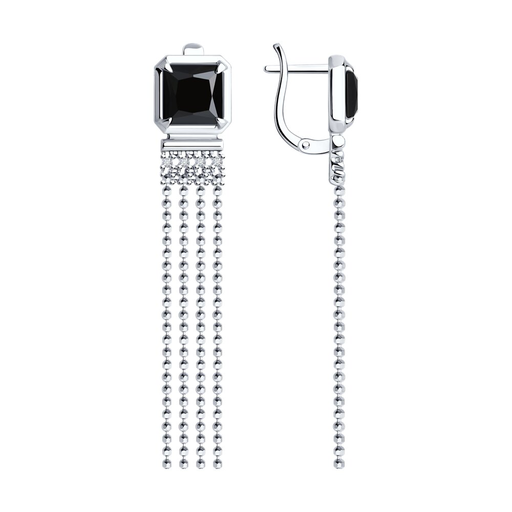 

Серьги из серебра Diamant 94-321-02083-1, фианит\оникс, 94-321-02083-1