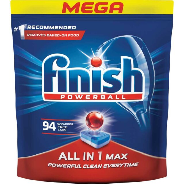 

Таблетки для посудомоечной машины Finish All in 1 Max 94 шт., All in 1 Max 94 шт