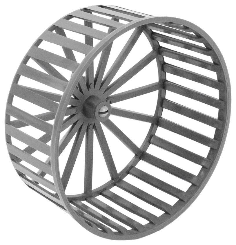 Беговое колесо для грызунов Дарэлл, 90 мм, серое