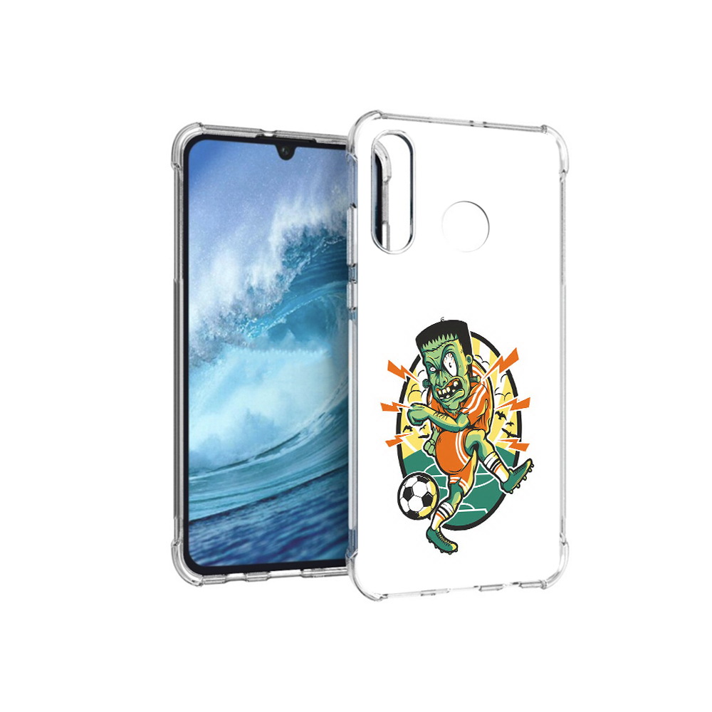 

Чехол MyPads Tocco для Huawei P30 Lite зомби футболист, Прозрачный, Tocco