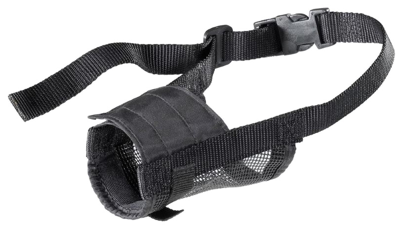 Намордник Ferplast Muzzle Net Medium, черный, 24 см