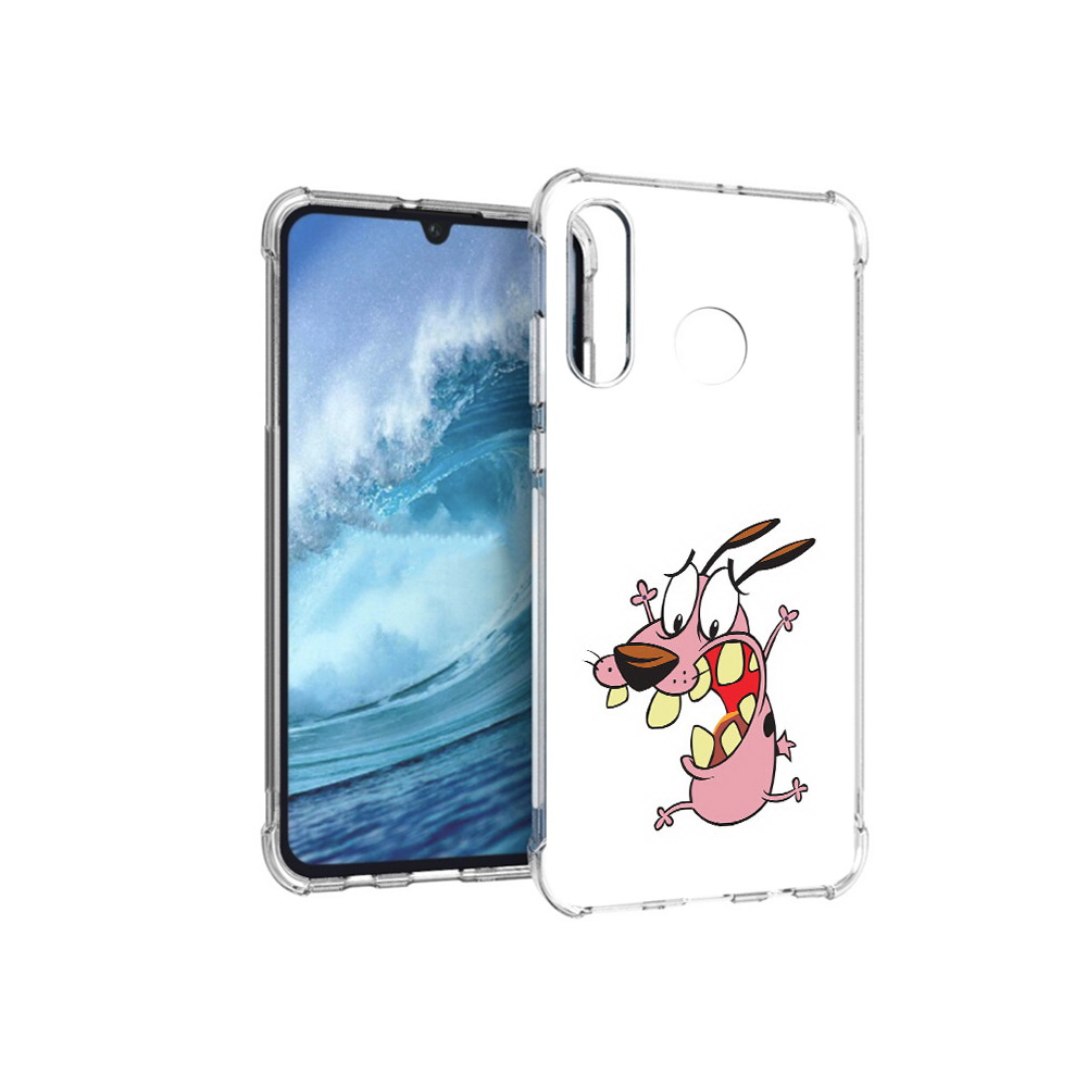 

Чехол MyPads Tocco для Huawei P30 Lite зубастый бобик, Прозрачный, Tocco