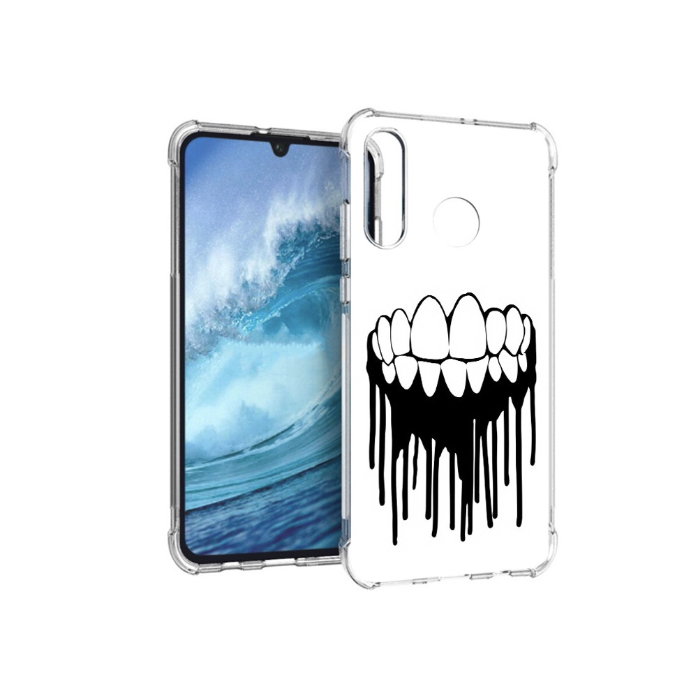 

Чехол MyPads Tocco для Huawei P30 Lite зубы, Прозрачный, Tocco