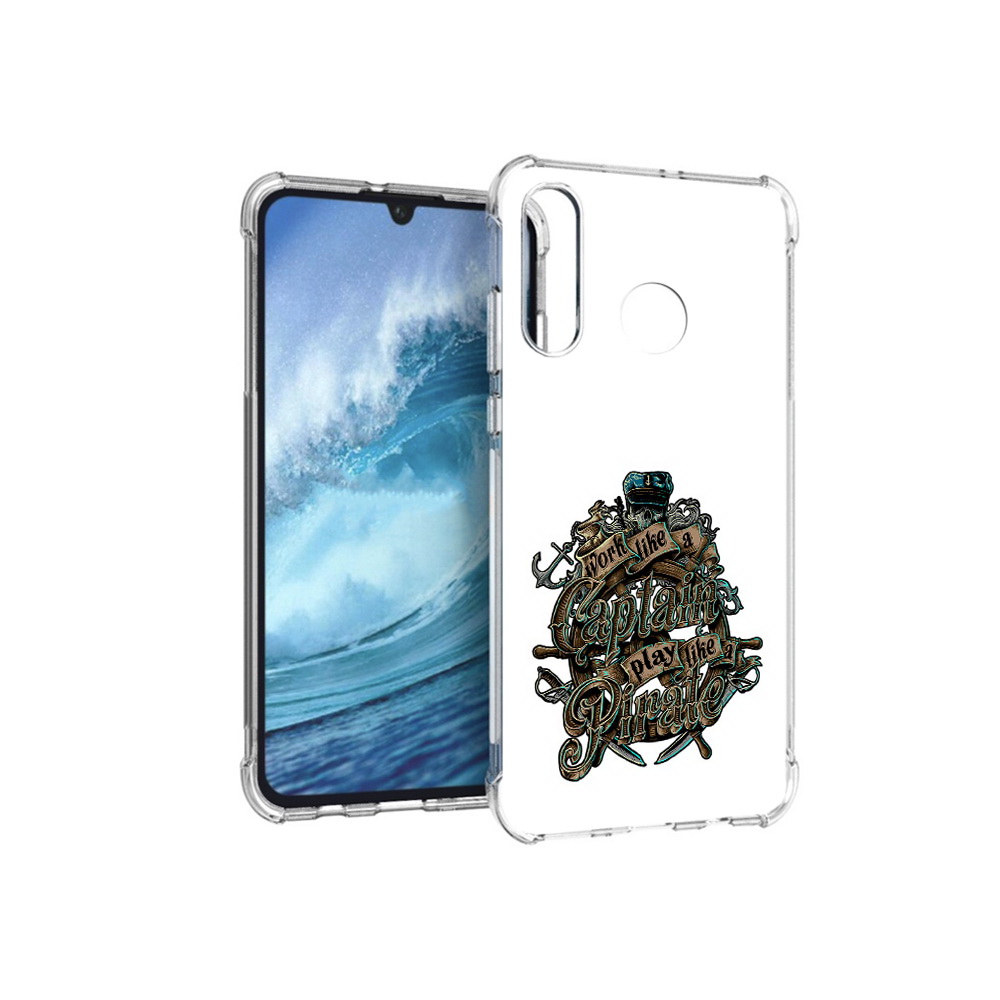 

Чехол MyPads Tocco для Huawei P30 Lite капитан пиратов, Прозрачный, Tocco