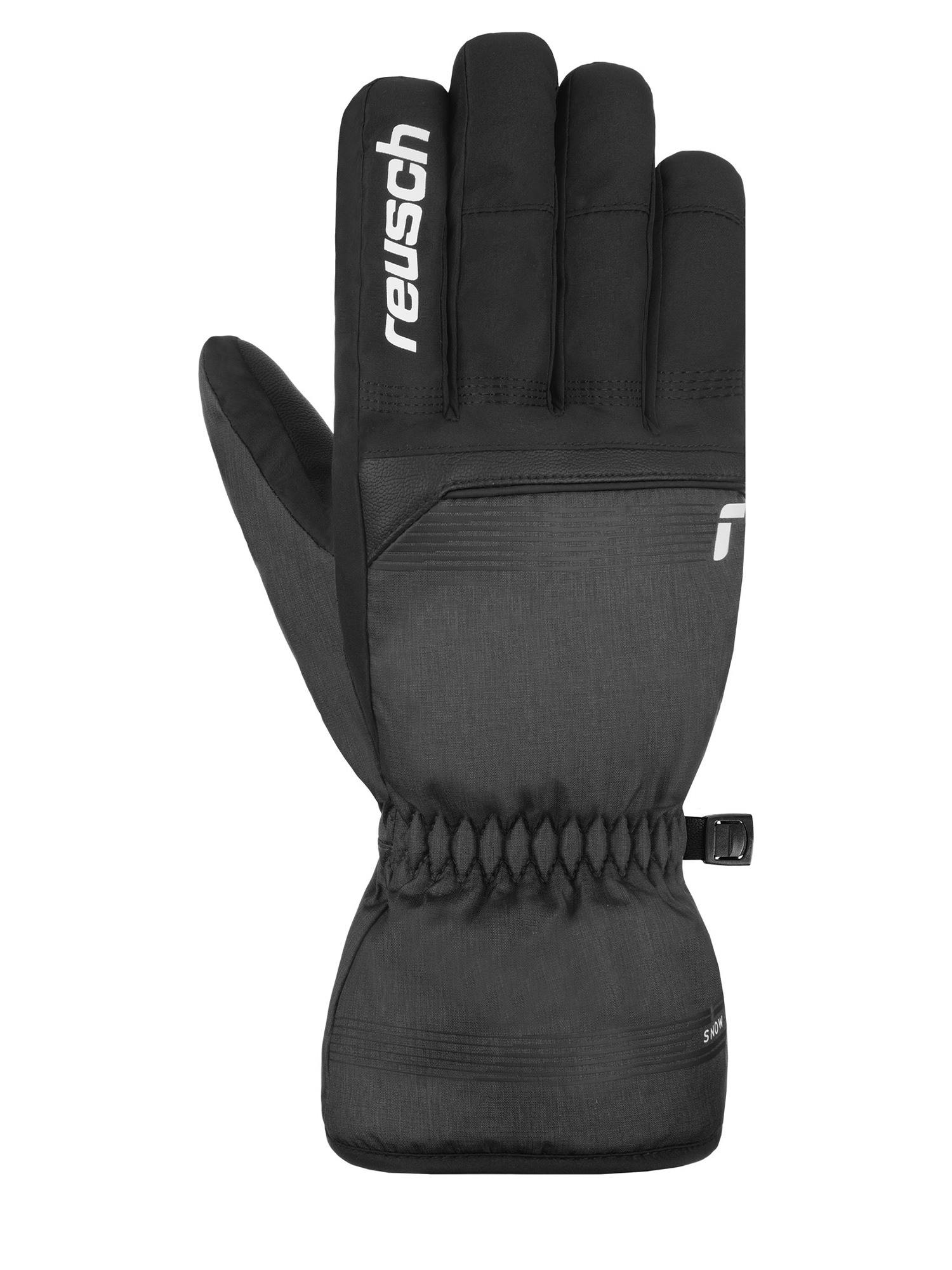 

Перчатки Reusch Snow King Black/Black Melange (Дюйм:11) 2024-25, Серый;черный, Snow King
