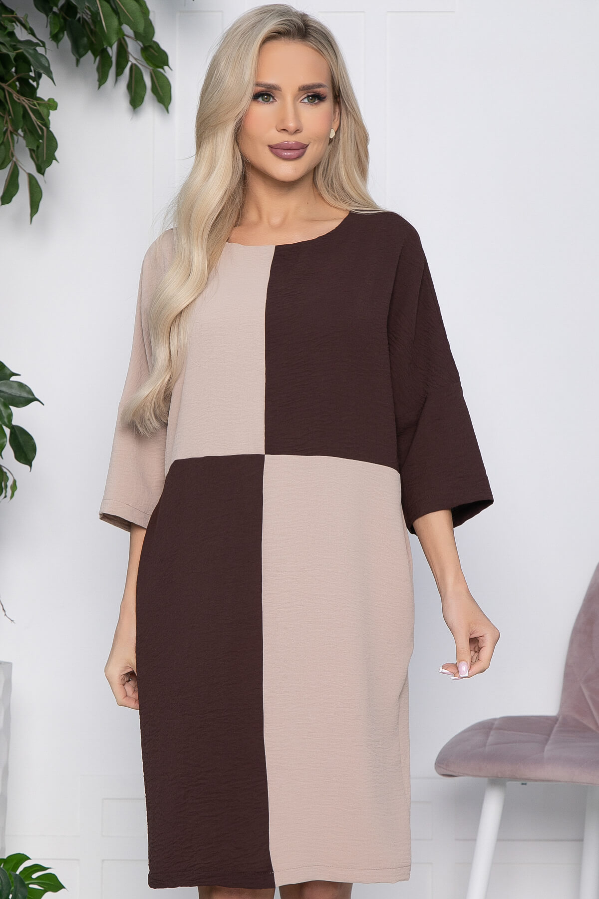 

Платье женское LT Collection Кайла коричневое 48 RU, Коричневый, Кайла