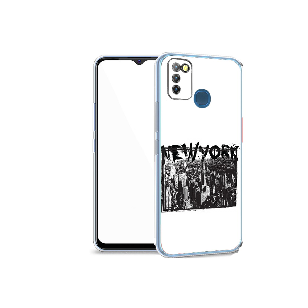 

Чехол MyPads Tocco для Infinix Hot 10 Lite че, Прозрачный, Tocco