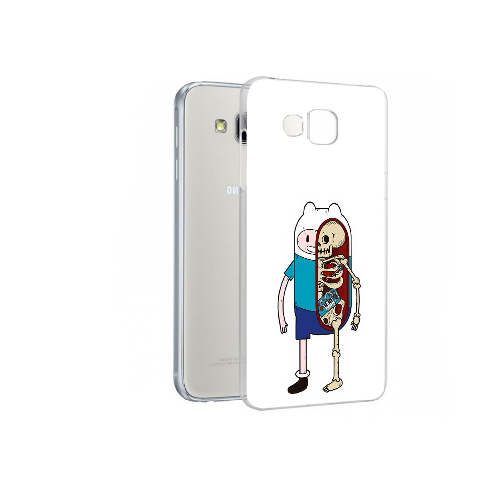 

Чехол MyPads Tocco для Samsung Galaxy A7 Финн скелет, Прозрачный, Tocco
