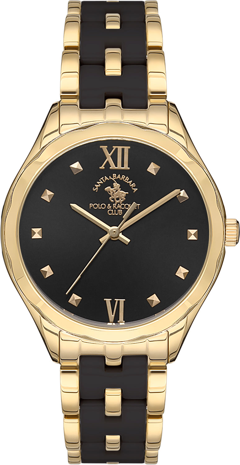 Наручные часы женские Santa Barbara Polo & Racquet Club SB.1.10300-5 золотистые