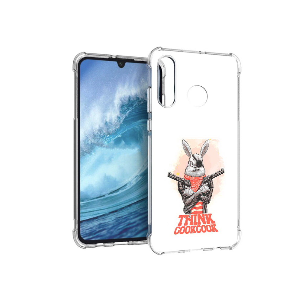 

Чехол MyPads Tocco для Huawei P30 Lite кролик пират, Прозрачный, Tocco