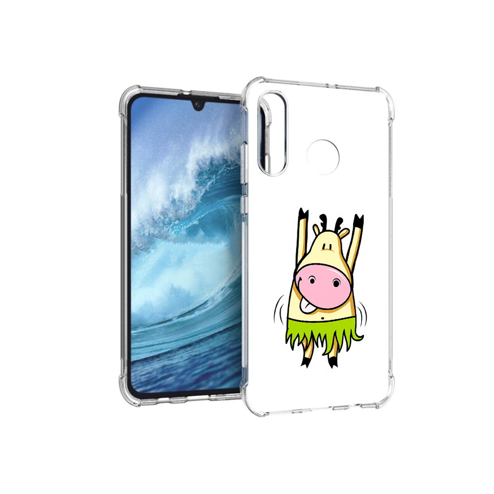 Чехол MyPads Tocco для Huawei P30 Lite Веселая корова