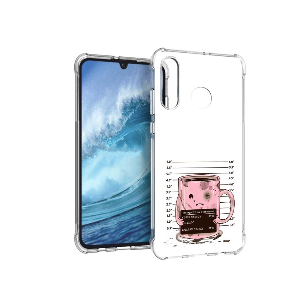 

Чехол MyPads Tocco для Huawei P30 Lite кружка, Прозрачный, Tocco