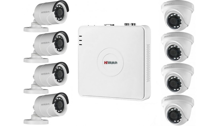 фото Комплект видеонаблюдения hiwatch kit 8n2m2