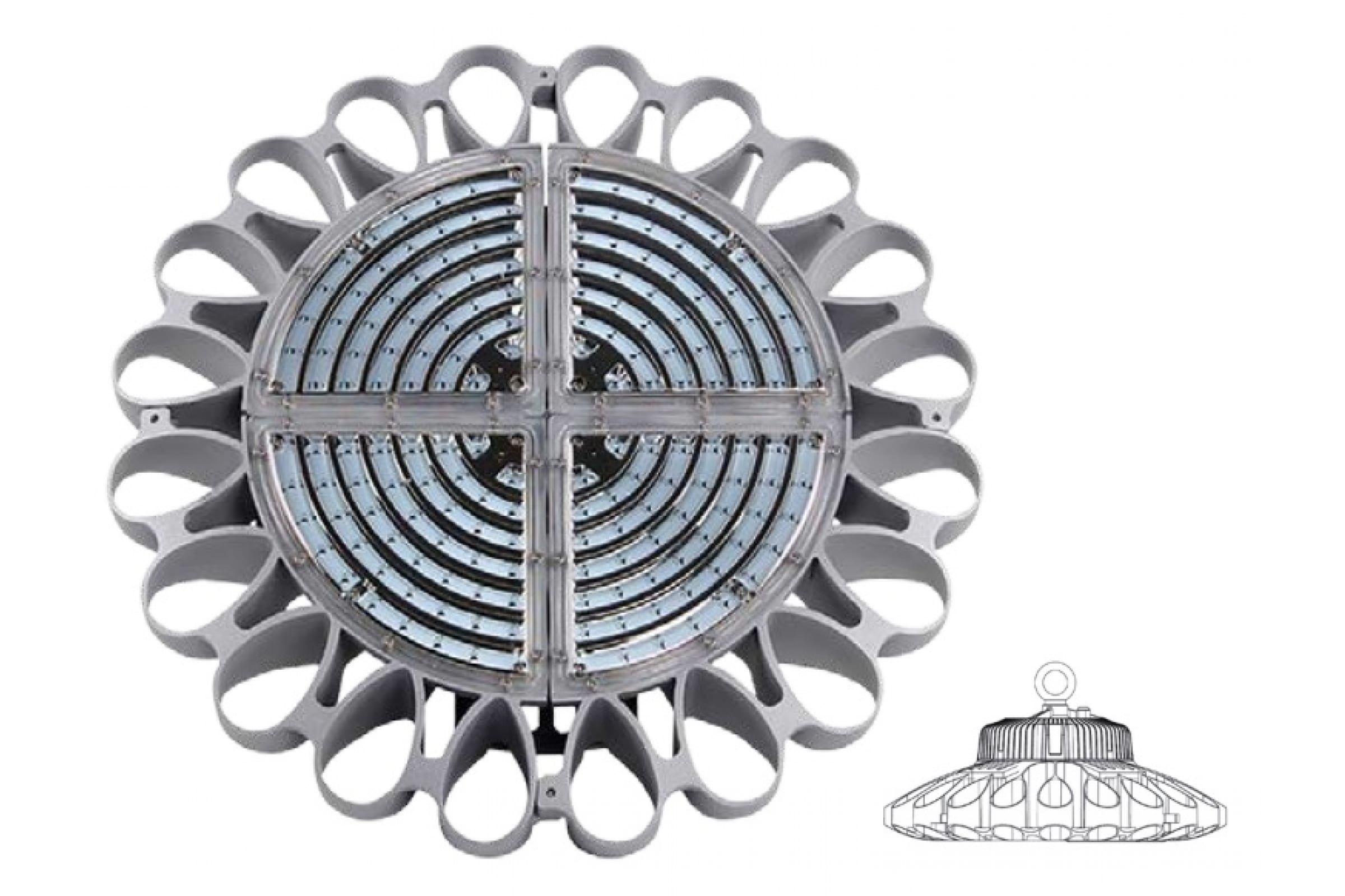 

Uniel Светильник светодиодный промышленный.ULY-U30C-100W/NW IP65 SILVER UL-00001705
