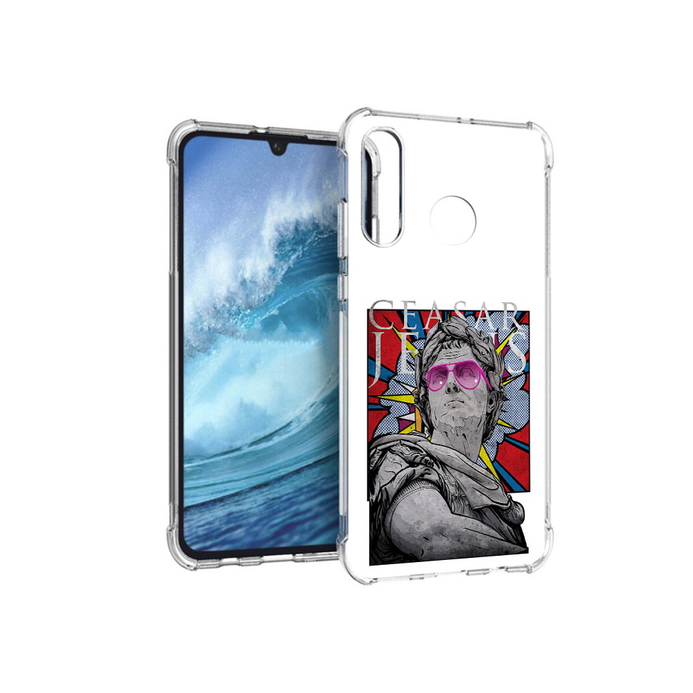 

Чехол MyPads Tocco для Huawei P30 Lite крутая статуя свободы, Прозрачный, Tocco
